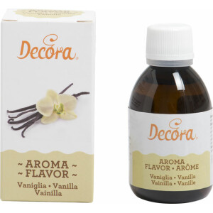 Γεύση βανίλια διάφανο χρώμα 60ml Decora