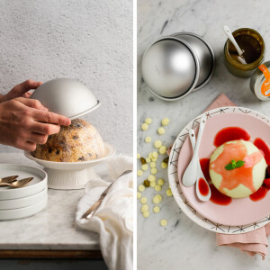 Alternative view of Φόρμα ανοξείδωτη ημισφαίριο 15cm Decora