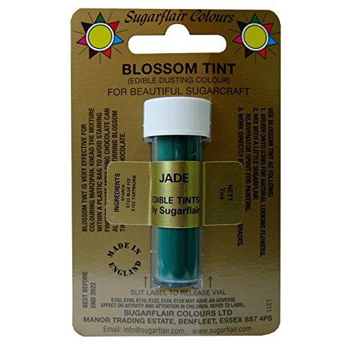 Χρώμα ζαχαροπλαστικής σκόνη βεραμάν jade 7ml Sugarflair