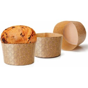 Φόρμα μιας χρήσης πανετόνε 17x12,5cm (1000γρ)