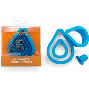 Κουπάτ δάκρυ 4τεμ 1,5-3,5-5,5-12 cm Decora