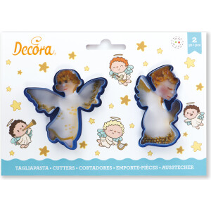 Κουπάτ αγγελάκια 2τεμ 7,5cm Decora
