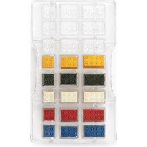 Καλούπι τουβλάκια πολυκαρβονικό 24τεμ Decora