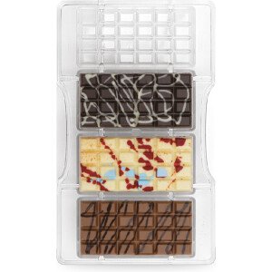 Καλούπι πλάκα σοκολάτας κλασική πολυκαρβονικό Decora