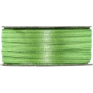 Κορδέλα σατέν λαχανί 3mm 100m διπλής όψης