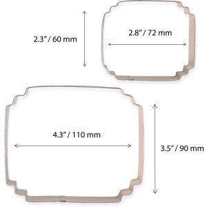 Alternative view of Κουπάτ κορνίζες #5 11,5-8,5cm 2τεμ PME