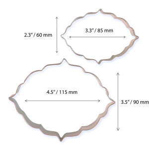 Alternative view of Κουπάτ κορνίζες #6 11,5-8,5cm 2τεμ PME