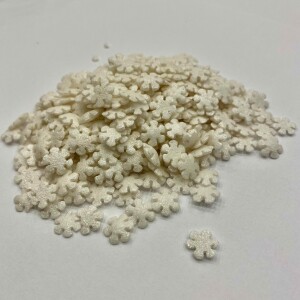 Sprinkles χιονονιφάδες λευκές περλέ 30γρ Sweetbite