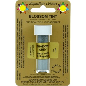 Χρώμα ζαχαροπλαστικής σκόνη γκρι shadow grey 7ml Sugarflair