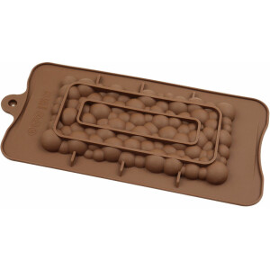 Alternative view of Φόρμα σιλικόνης για πλάκα σοκολάτας bubble 16x8cm