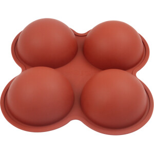 Φόρμα σιλικόνης ημισφαίριο 8cm 4τεμ