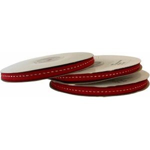 Κορδέλα gros κόκκινη με ασημί γαζί 6mm 20m