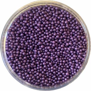 Πέρλες μωβ βρώσιμες 4mm 40γρ Sweetbite