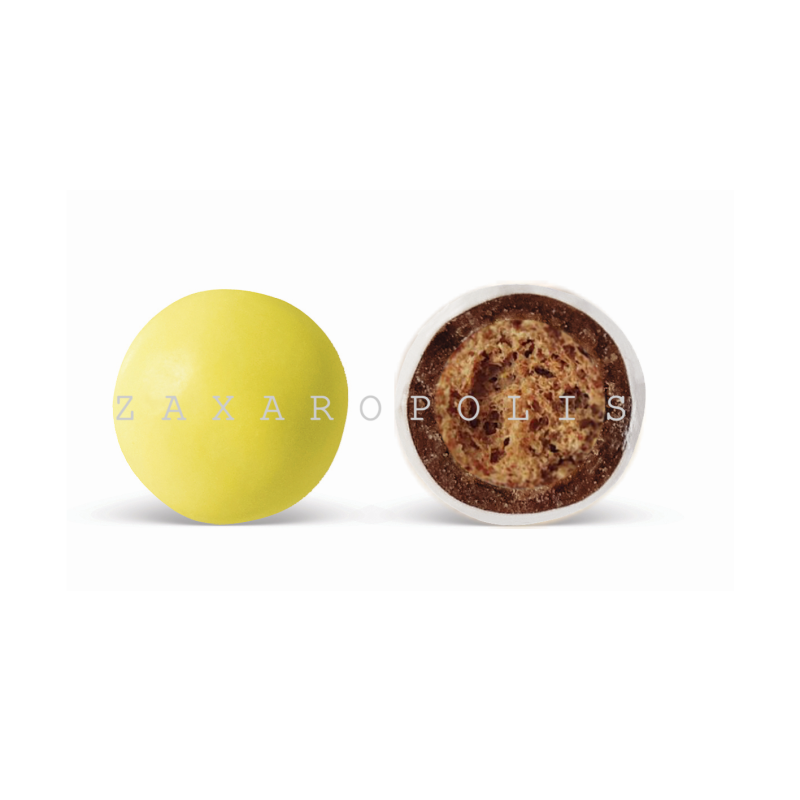 Κουφέτα Crispy κίτρινο ματ 800γρ Zaxaropolis