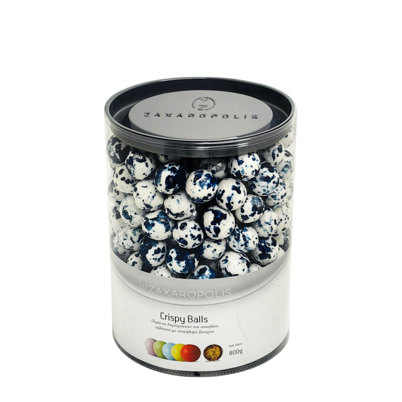 Κουφέτα Crispy πιτσιλωτό μπλε navy 800γρ Zaxaropolis - Image 2