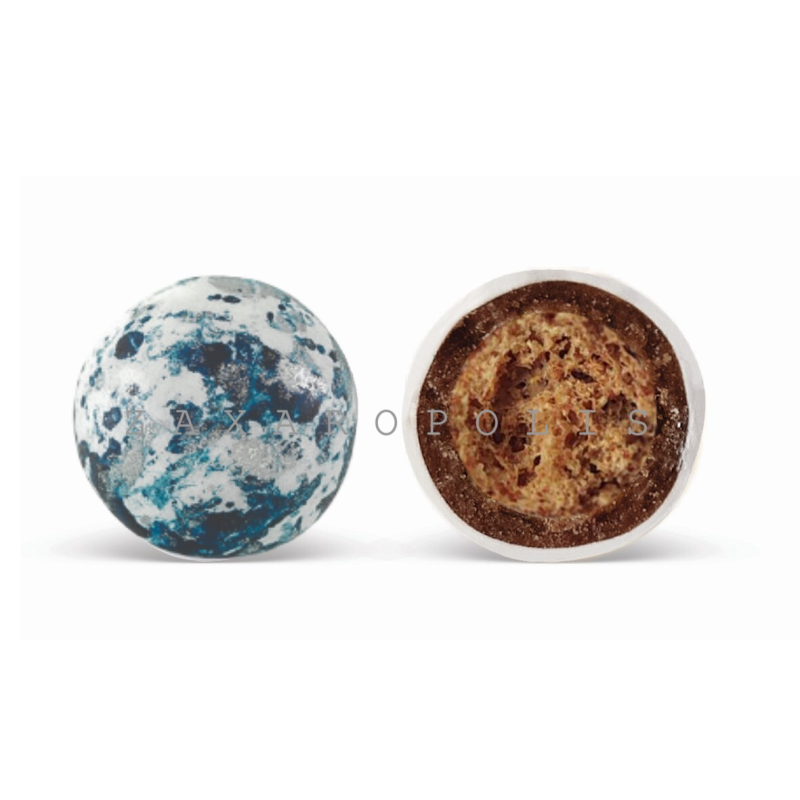 Κουφέτα Crispy πιτσιλωτό μπλε navy 800γρ Zaxaropolis