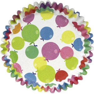 Θήκες cupcake με μπαλόνια 5cm 30τεμ PME