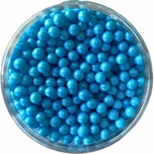 Πέρλες γαλάζιες βρώσιμες 5mm 220γρ Sweetbite