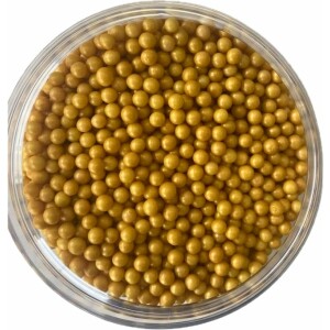 Πέρλες χρυσές βρώσιμες 5mm 220γρ Sweetbite