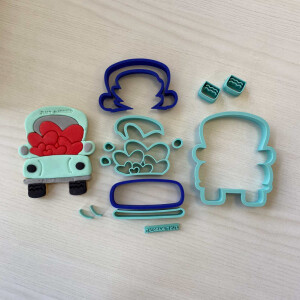 Κουπάτ αυτοκίνητο με καρδιές 9,4cm