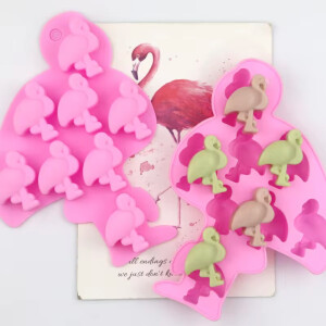 Φόρμα σιλικόνης φλαμίγκο 8τεμ