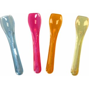 Κουταλάκια πολύχρωμα 9,5cm πλαστικά χύμα 50τεμ
