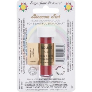Χρώμα ζαχαροπλαστικής σκόνη κόκκινο rouge 7ml Sugarflair