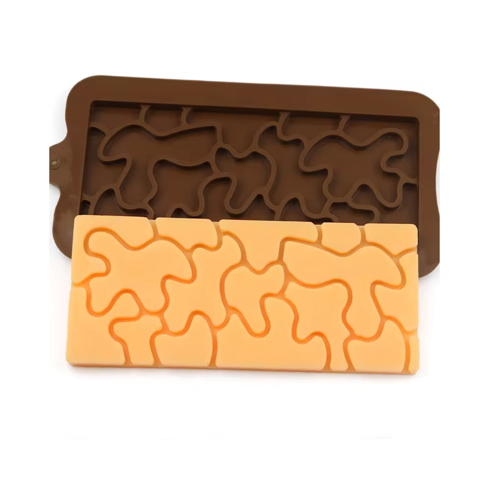 Φόρμα σιλικόνης για πλάκα σοκολάτας με ακανόνιστα σχήματα 16x8cm