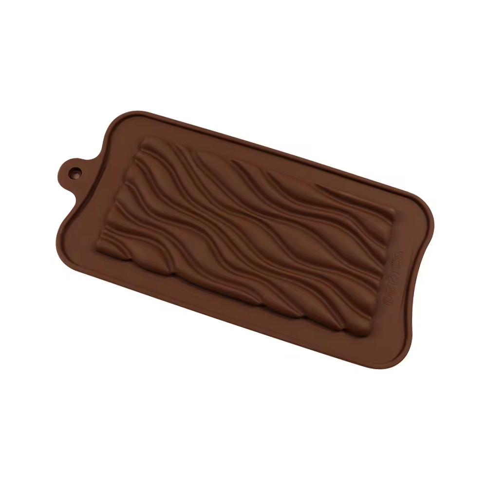 Φόρμα σιλικόνης για πλάκα σοκολάτας κύματα 16x8cm - Image 3