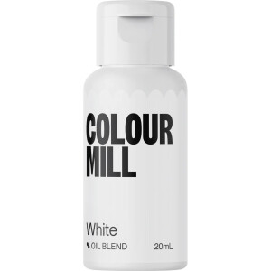 Χρώμα λιποδιαλυτό λευκό White 20ml ΜΗ ΒΡΩΣΙΜΟ Colour Mill