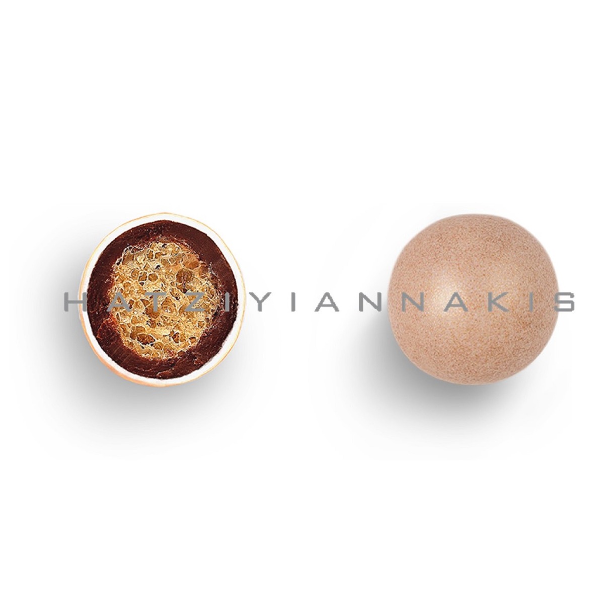 Κουφέτα Crispy περλέ nude 700γρ Χατζηγιαννάκη