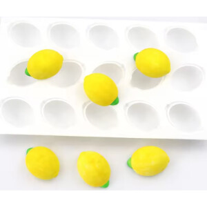 Φόρμα σιλικόνης λεμόνια 5,8cm 15τεμ