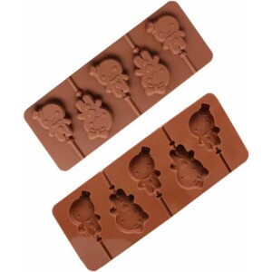 Φόρμα σιλικόνης χριστουγεννιάτικα cute gingerman 5 τεμ