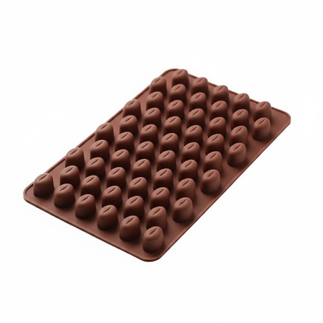 Φόρμα σιλικόνης κόκκοι καφέ 55τεμ