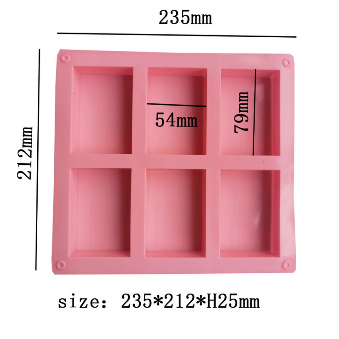 Φόρμα σιλοκόνης ορθογώνια 6 τεμ - Image 2