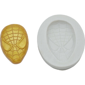 Καλούπι σιλικόνης Spiderman πρόσωπο 5,6x3,5cm