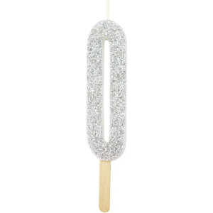 Κερί 0 ασημί 8cm PME