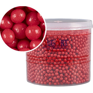 Πέρλες κόκκινες 5mm 500γρ Sugart
