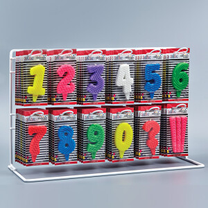 Κερί 6 ανάγλυφο 7cm Sugart