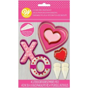 Κουπάτ Αγίου Βαλεντίνου σετ με κορνέ Wilton