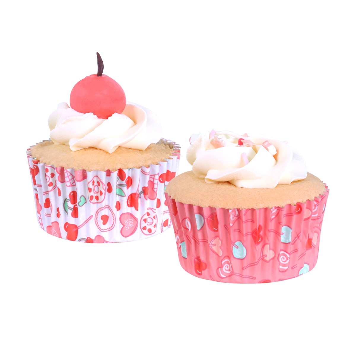 Θήκες cupcake Sweet Love 5cm 60τεμ PME - Image 3