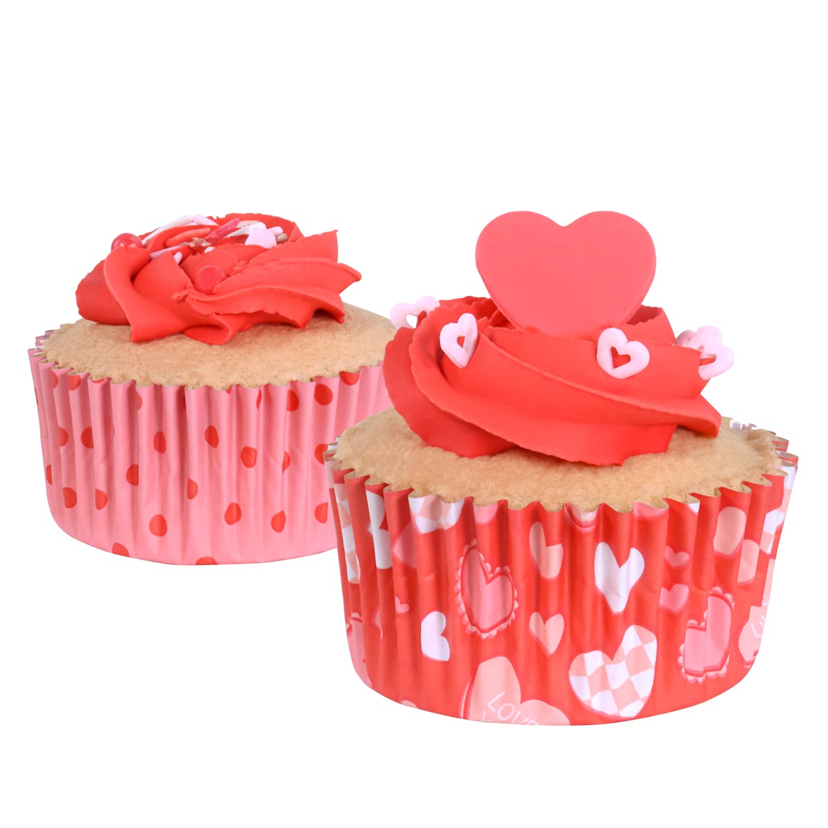 Θήκες cupcake Valentine's Day 5cm 60τεμ PME - Image 2