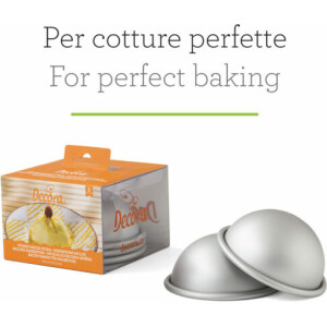 Φόρμα ανοξείδωτη ημισφαίριο 10cm 3τεμ Decora