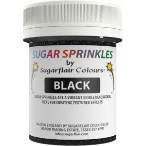 Ζάχαρη μαύρη 40γρ Sugar Sprinkles Sugarflair