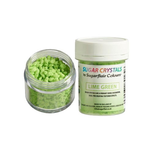 Sugar crystals κρύσταλλοι ζάχαρης lime 45ml Sugarflair - Image 2