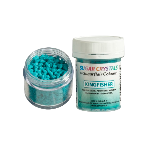 Sugar crystals κρύσταλλοι ζάχαρης kingfisher 45ml Sugarflair - Image 2