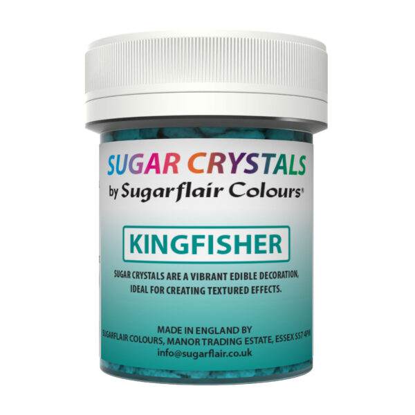 Sugar crystals κρύσταλλοι ζάχαρης kingfisher 45ml Sugarflair