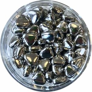 Ασημένιες καρδούλες 40γρ Sweetbite