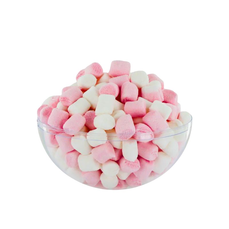 Marshmallow κιμωλίες λευκές ροζ μικρές 1 κιλό Fini