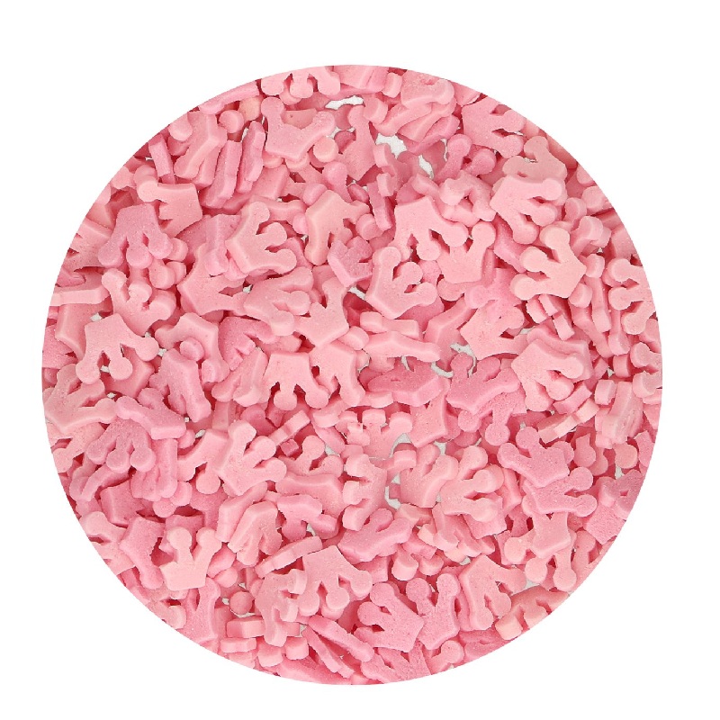 Sprinkles κορώνες ροζ 45γρ Funcakes - Image 2